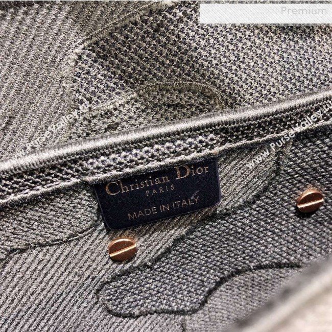 Dior Medium Saddle Bag in Camouflage Embroidered Canvas Bag Green 2019 (XXG-0010735)
