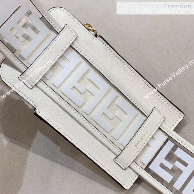 Fendi Strap You FF Transparent Shoulder Strap with iPhone Pocket White 2019 (CL-0011025)