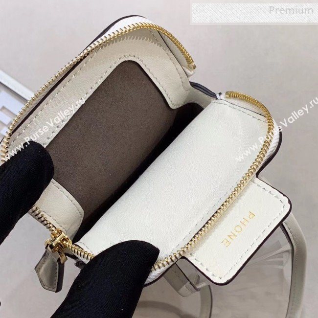 Fendi Strap You FF Transparent Shoulder Strap with iPhone Pocket White 2019 (CL-0011025)