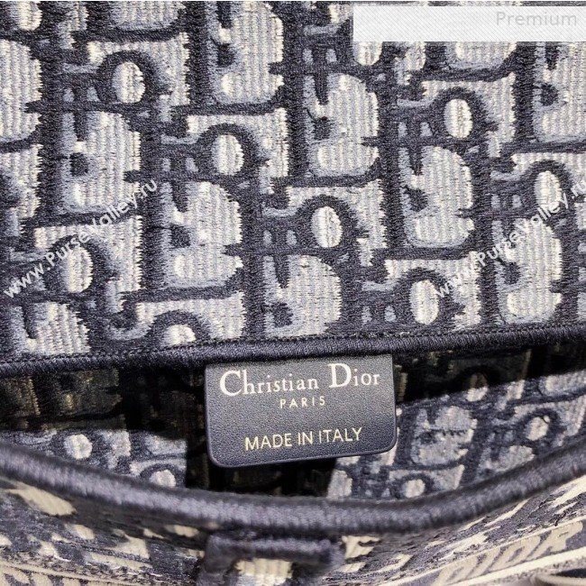 Dior Saddle Blue Oblique Canvas Pochette Pouch/Crossbody Bag 2020 (XXG-0010730)