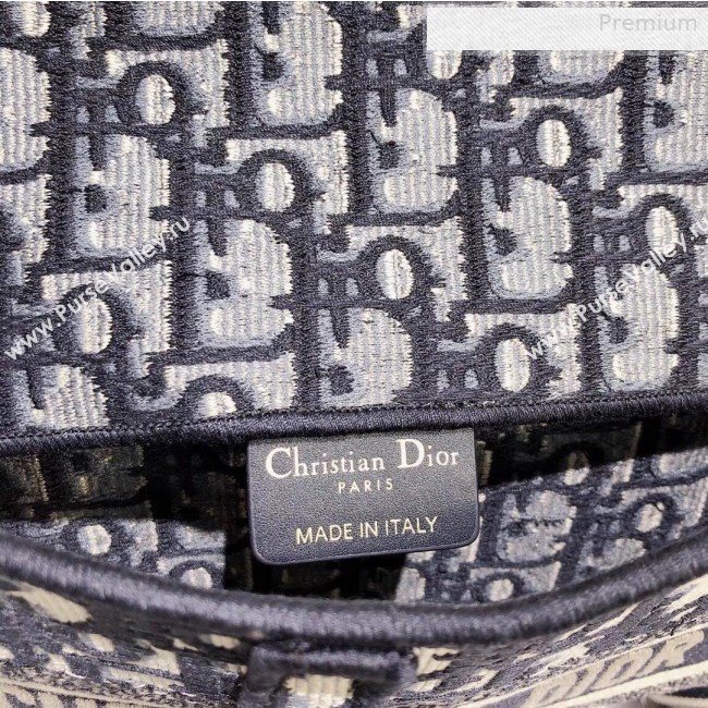 Dior Saddle Blue Oblique Canvas Pochette Pouch/Crossbody Bag 2020 (XXG-0010730)