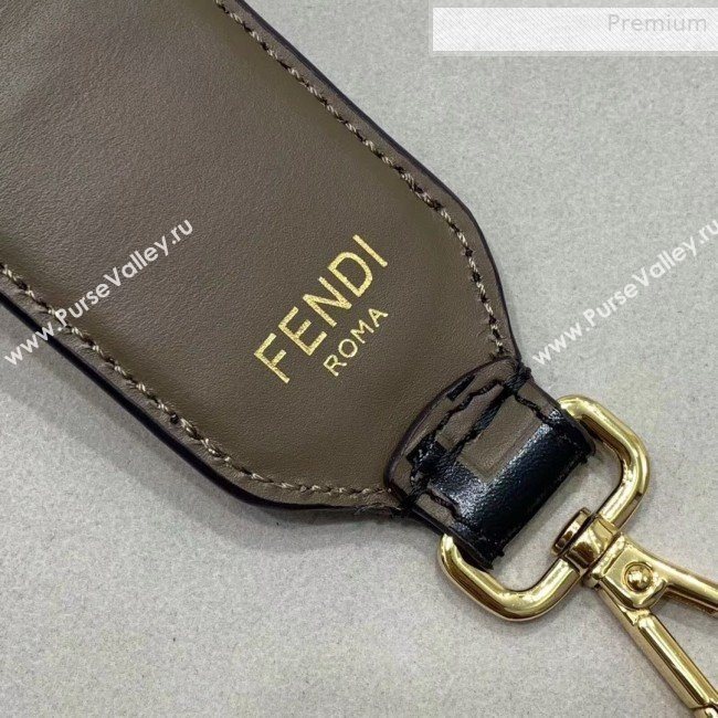 Fendi Strap You Calfskin FF Shoulder Strap with iPhone Pocket Red/Brown 2019 (CL-0011031)