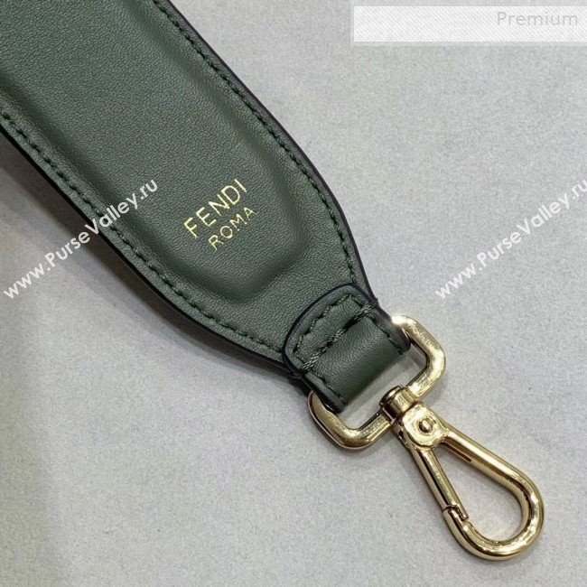 Fendi Strap You Calfskin FF Shoulder Strap with iPhone Pocket Green 2019 (CL-0011029)
