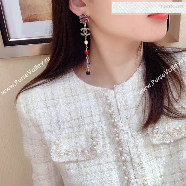 Chanel Bloom Long Earrings AB3163 2019 (YF-0011040)