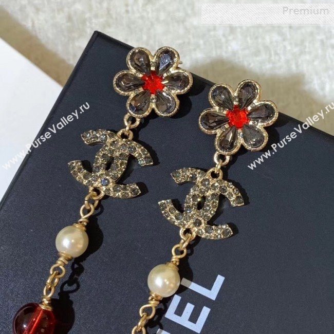 Chanel Bloom Long Earrings AB3163 2019 (YF-0011040)