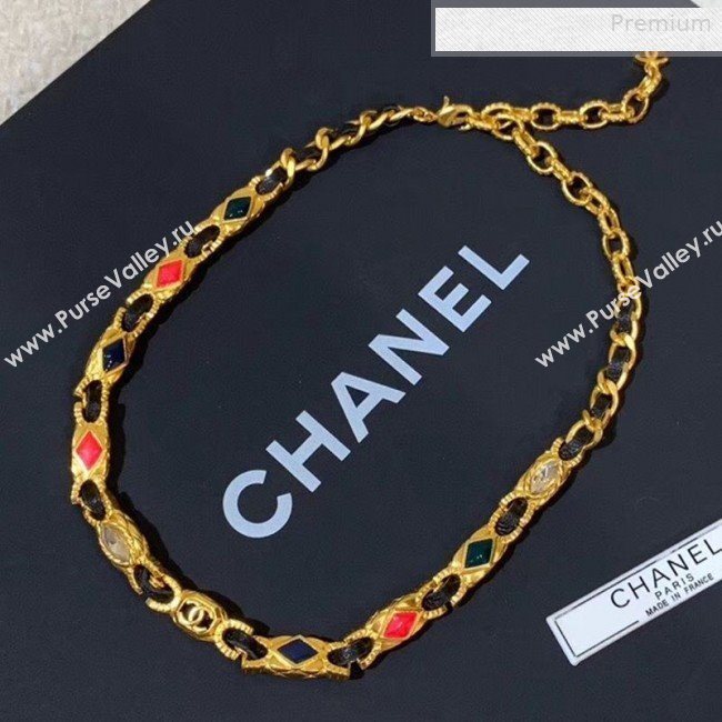 Chanel Stone Choker Necklace AB3017 2019 (YF-0011041)
