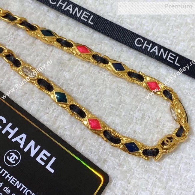 Chanel Stone Choker Necklace AB3017 2019 (YF-0011041)