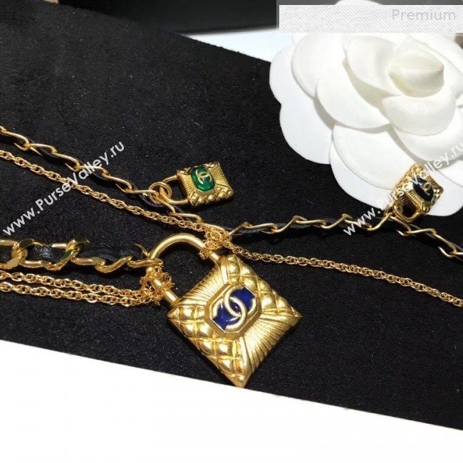 Chanel Lock Y Necklace AB3014 2019 (YF-0011043)