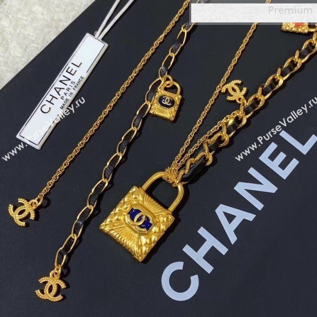 Chanel Lock Y Necklace AB3014 2019 (YF-0011043)