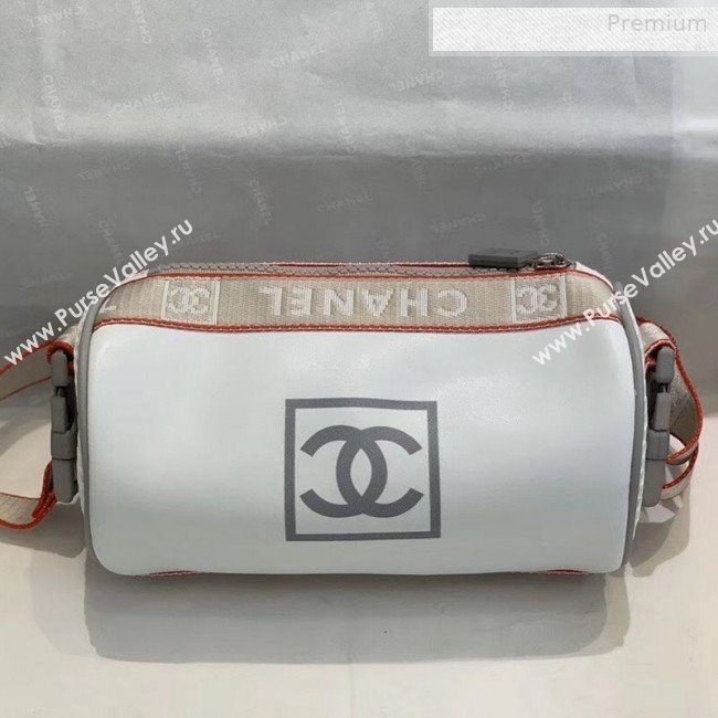 Chanel Vintage Small Roller Shoulder Bag AS6688 White 2019 (SMJD-0010217)