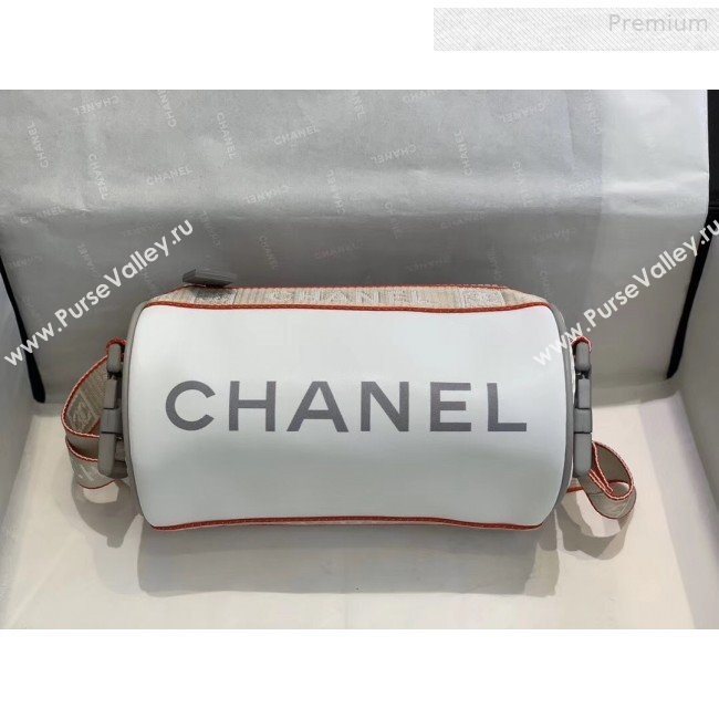 Chanel Vintage Small Roller Shoulder Bag AS6688 White 2019 (SMJD-0010217)