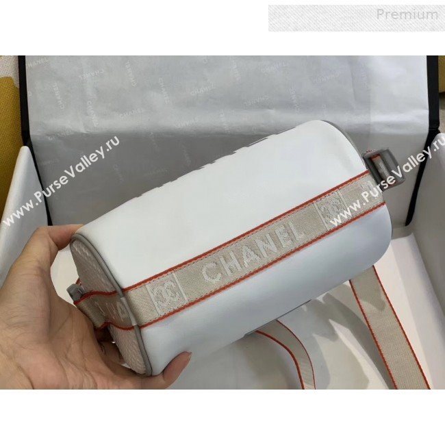 Chanel Vintage Small Roller Shoulder Bag AS6688 White 2019 (SMJD-0010217)