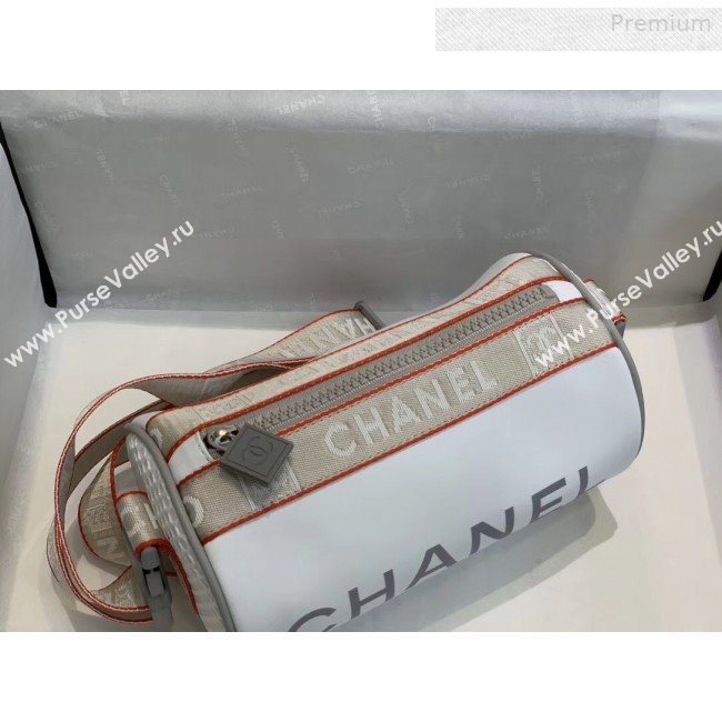 Chanel Vintage Small Roller Shoulder Bag AS6688 White 2019 (SMJD-0010217)