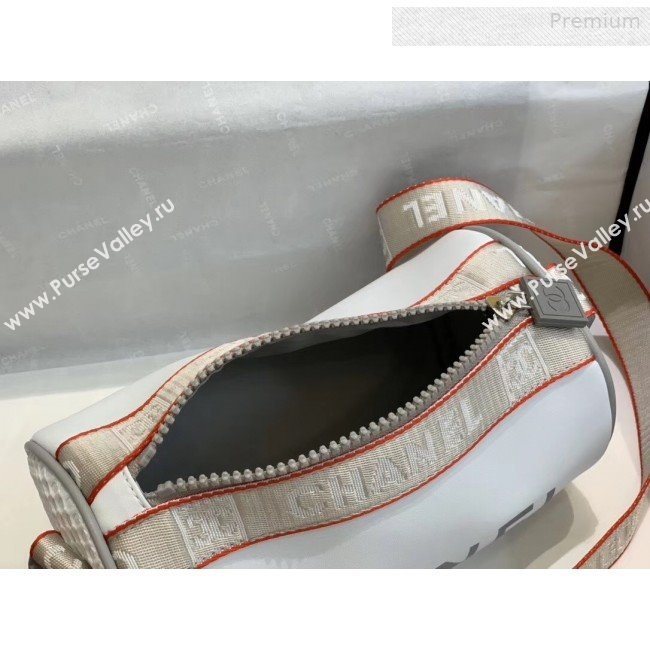 Chanel Vintage Small Roller Shoulder Bag AS6688 White 2019 (SMJD-0010217)