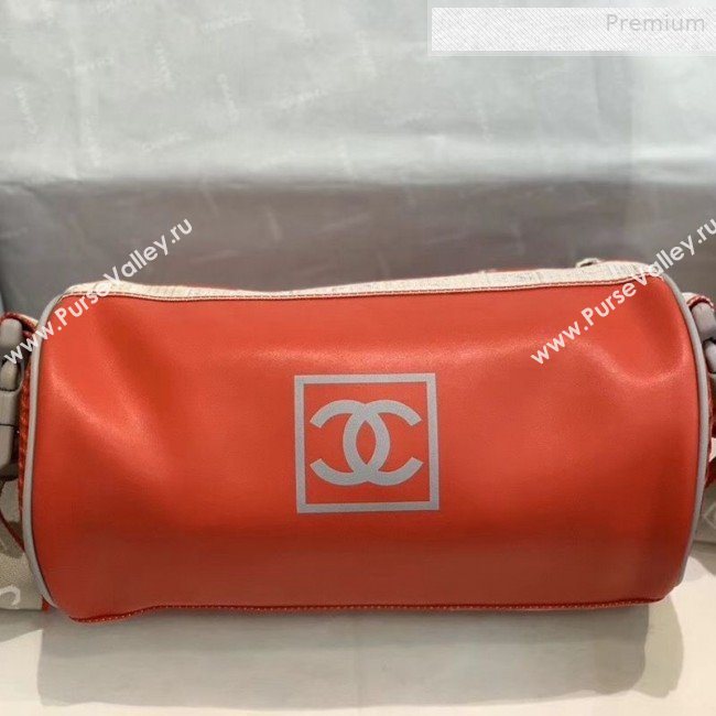 Chanel Vintage Large Roller Shoulder Bag AS6689 Orange 2019 (SMJD-0010220)