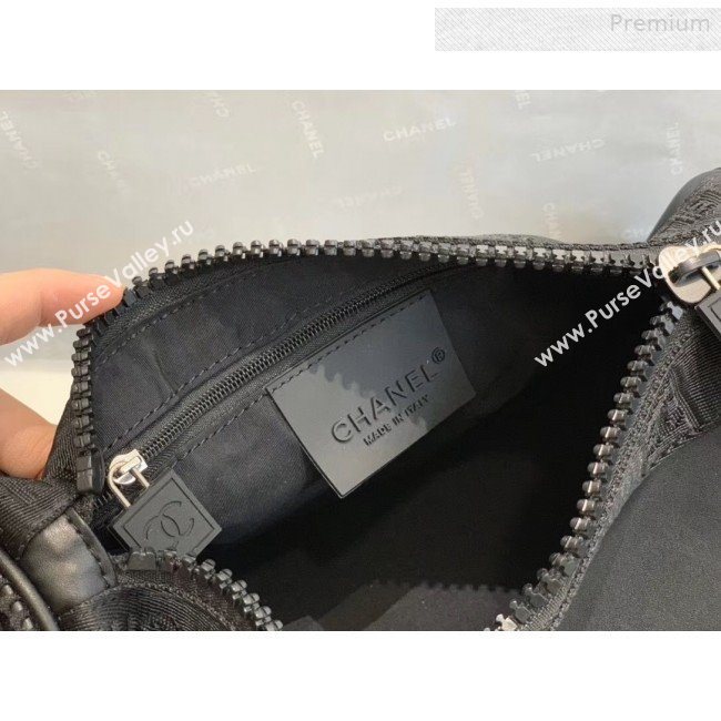 Chanel Vintage Large Roller Shoulder Bag AS6689 Black 2019 (SMJD-0010216)