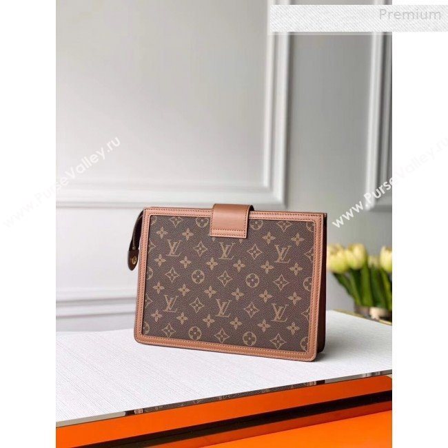 Louis Vuitton Dauphine Monogram Canvas Pouch M44178 Coffee 2019 (KI-0010223)