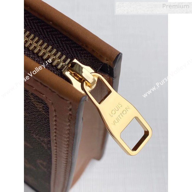 Louis Vuitton Dauphine Monogram Canvas Pouch M44178 Coffee 2019 (KI-0010223)