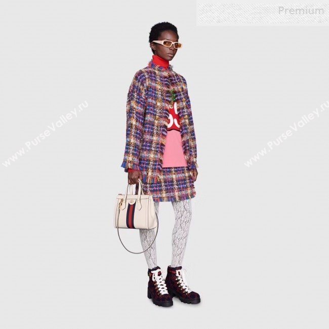 Gucci Ophidia Leather Small Tote Bag 547551 Black 2019 (DLH-0010231)