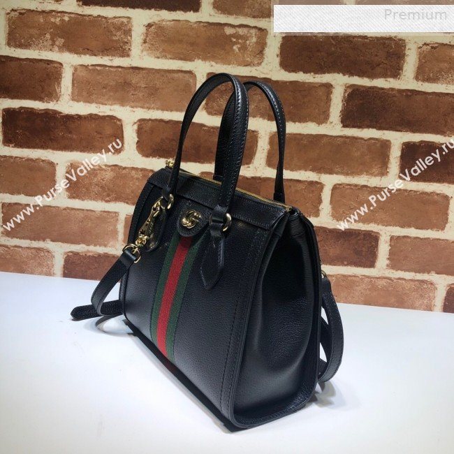 Gucci Ophidia Leather Small Tote Bag 547551 Black 2019 (DLH-0010231)
