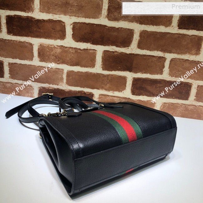 Gucci Ophidia Leather Small Tote Bag 547551 Black 2019 (DLH-0010231)