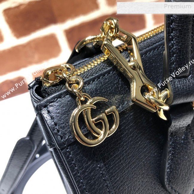 Gucci Ophidia Leather Small Tote Bag 547551 Black 2019 (DLH-0010231)