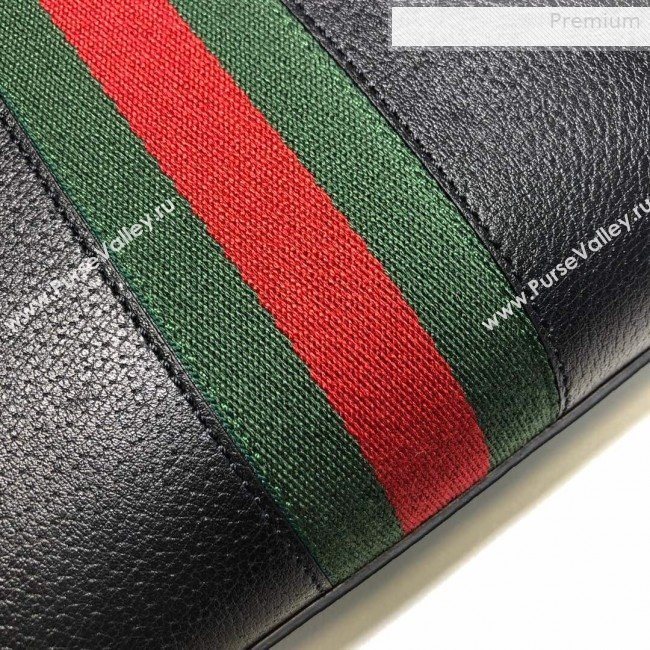 Gucci Ophidia Leather Small Tote Bag 547551 Black 2019 (DLH-0010231)