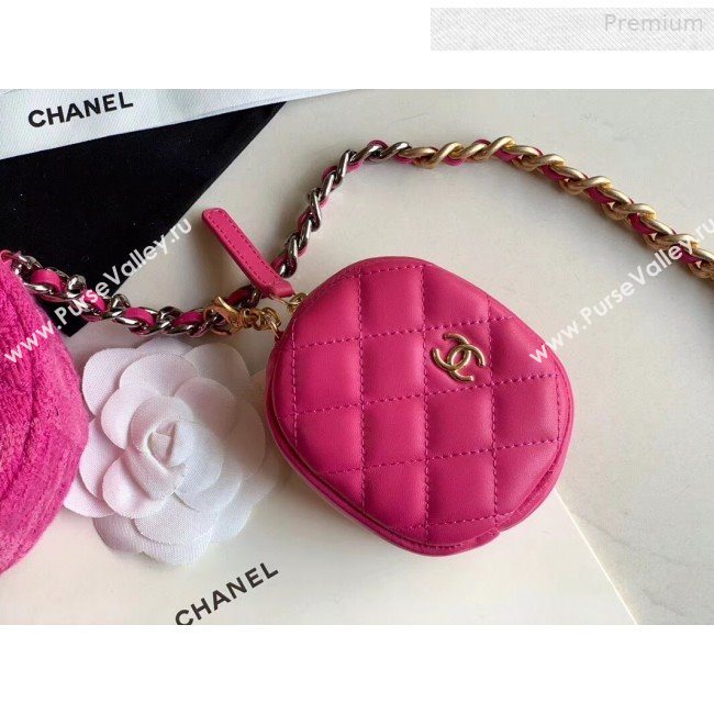 Chanel 19 Tweed Clutch with Chain &amp; Coin Purse AP0986 Pink 2019 (XING-0010334)