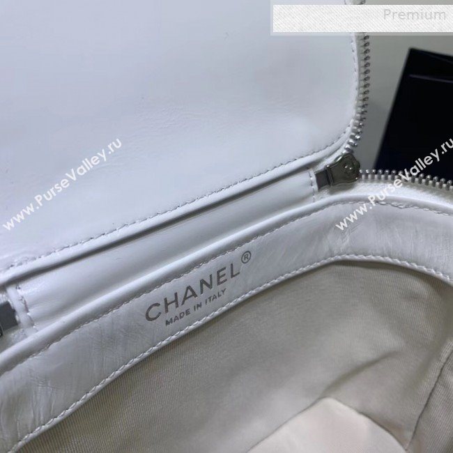 Chanel Rattan Woven Small Vanity Case AS1352 White/Beige 2020 (JY-0010339)