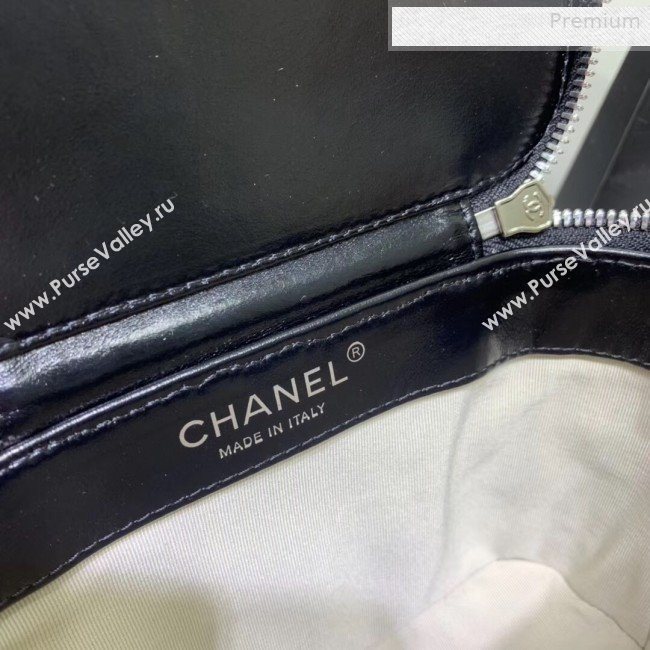 Chanel Rattan Woven Small Vanity Case AS1352 Black/Beige 2020 (JY-0010340)