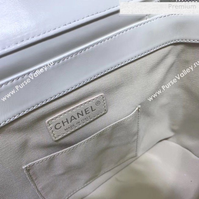 Chanel Rattan Woven Medium Vanity Case AS1347 White/Beige 2020 (JY-0010342)