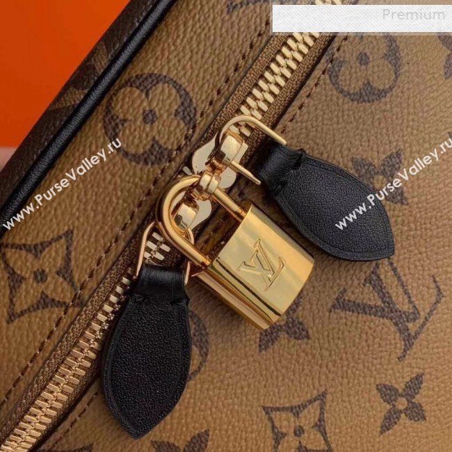 Louis Vuitton Nice BB Monogram Reverse Canvas Flap Toilet Top Handle Bag M42264 2019 (KI-0010402)