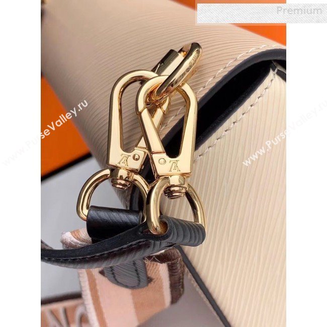 Louis Vuitton Twist MM Epi Leather Top Handle Bag M55677 Nude 2019 (KI-0010406)