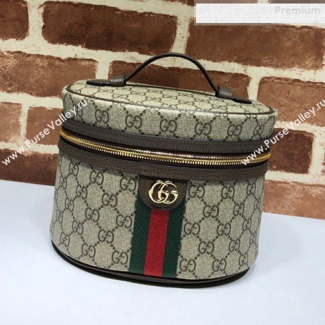 Gucci Ophidia GG Cosmetic Case 611001 Beige 2020 (DLH-0010418)