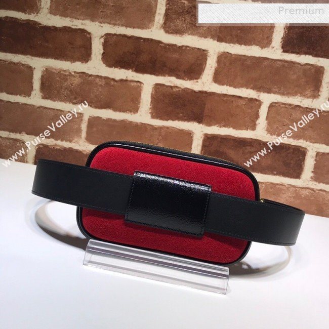 Gucci Suede Ophidia iPhone Case Belt Bag 519308 Red 2019 (DLH-0010415)