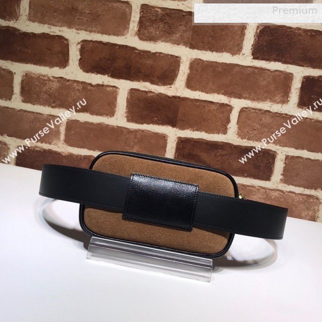 Gucci Suede Ophidia iPhone Case Belt Bag 519308 Brown 2019 (DLH-0010417)