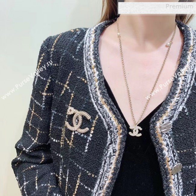 Chanel Pearl CC Pendant Neckalce 2019 (YF-0010621)