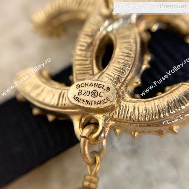 Chanel Pearl CC Chain Earrings 2019 (YF-0010622)