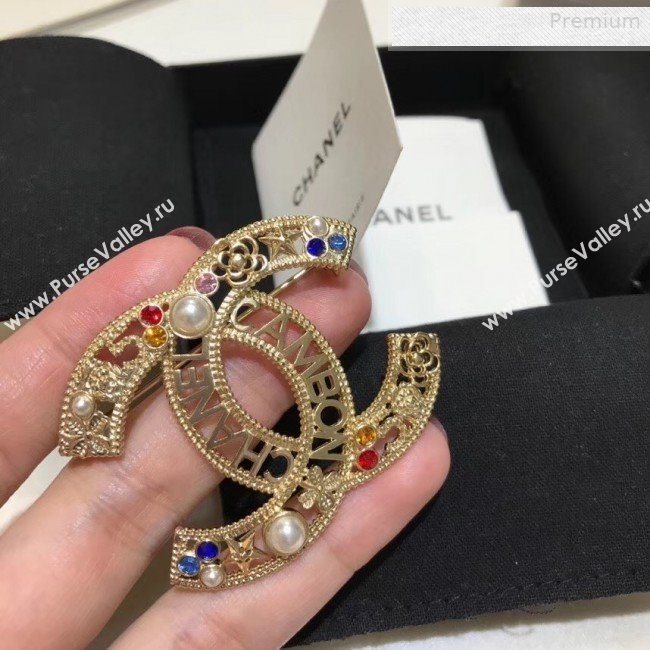 Chanel Cutout CC Brooch AB3283 2019 (YF-0010626)