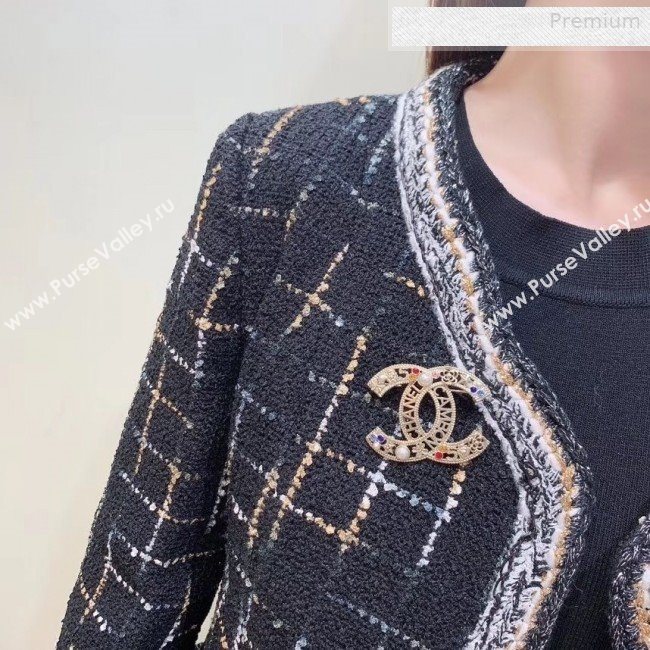 Chanel Cutout CC Brooch AB3283 2019 (YF-0010626)