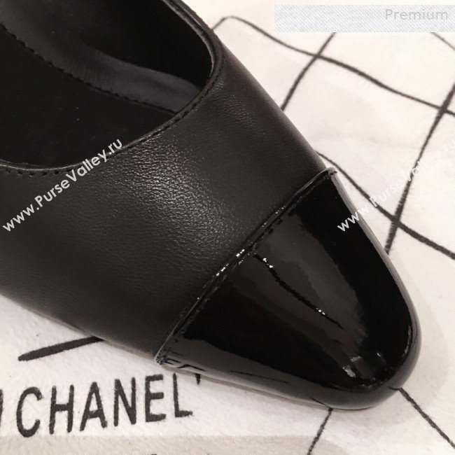 Chanel Lambskin Pearl Heel Pumps G35112 Black 2020 (KL-0010305)