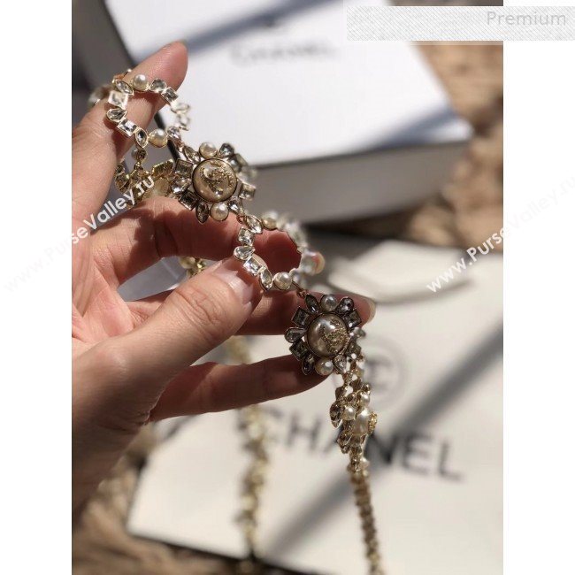 Chanel Crystal Pearl Chain Belt AB1836 2019 (CINDY-0010321)