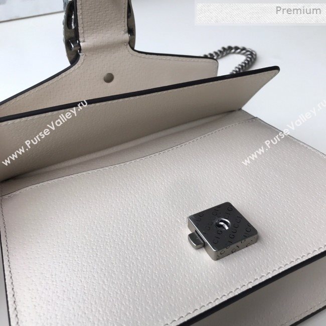 Gucci Dionysus Mini Pigskin-Like Leather Bag 421970 White (DLH-0021612)