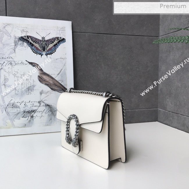 Gucci Dionysus Mini Pigskin-Like Leather Bag 421970 White (DLH-0021612)