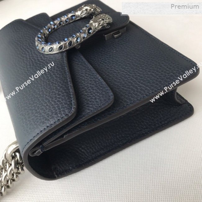 Gucci Dionysus Mini Leather Bag 421970 Dark Blue  (DLH-0021608)