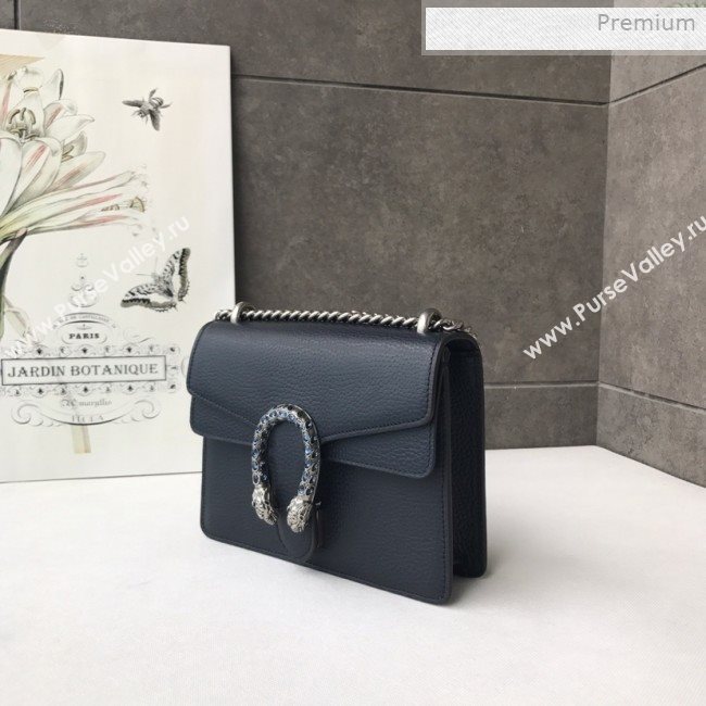 Gucci Dionysus Mini Leather Bag 421970 Dark Blue  (DLH-0021608)