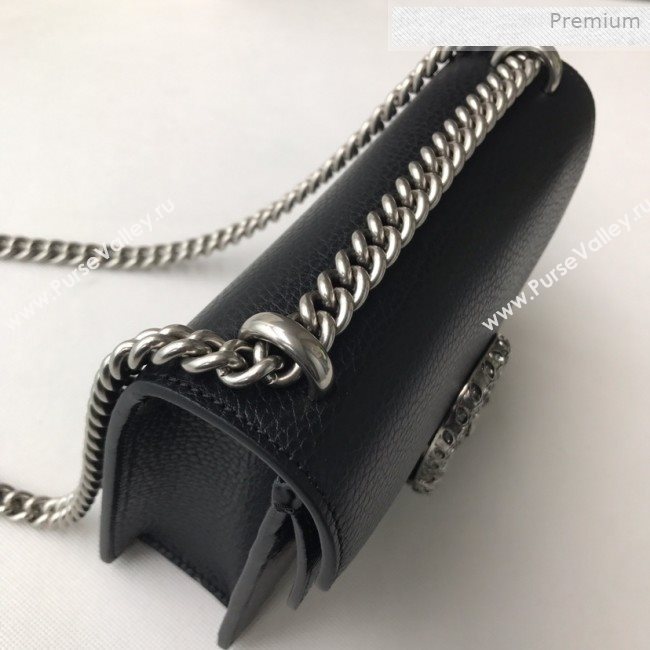 Gucci Dionysus Mini Leather Bag 421970 Black (DLH-0021609)