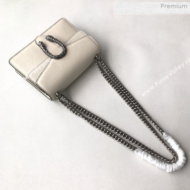 Gucci Dionysus Mini Leather Bag 421970 White 01 (DLH-0021611)