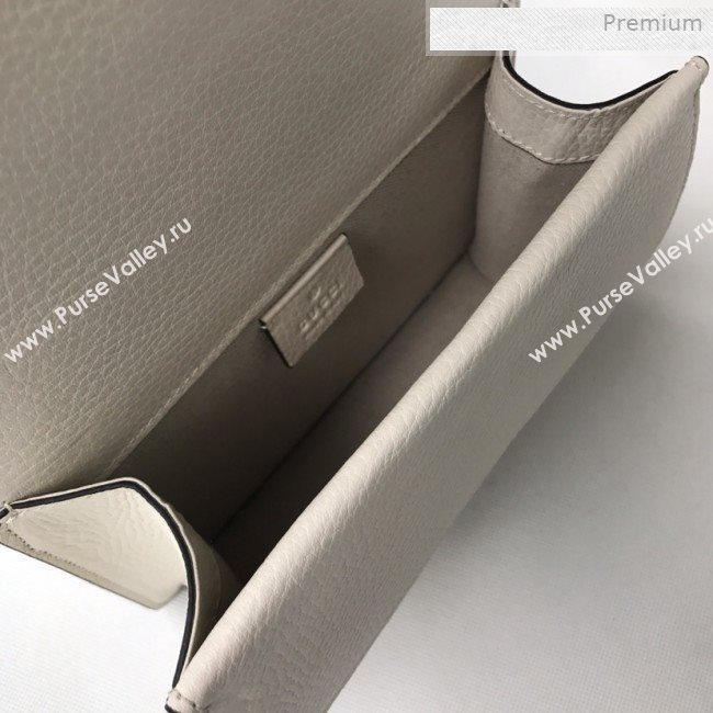 Gucci Dionysus Mini Leather Bag 421970 White 01 (DLH-0021611)