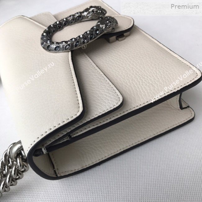 Gucci Dionysus Mini Leather Bag 421970 White 01 (DLH-0021611)
